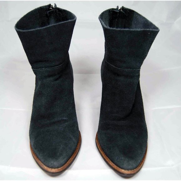 Matisse Suede Leather Zipper Ankle Booties - Picture 2 of 7